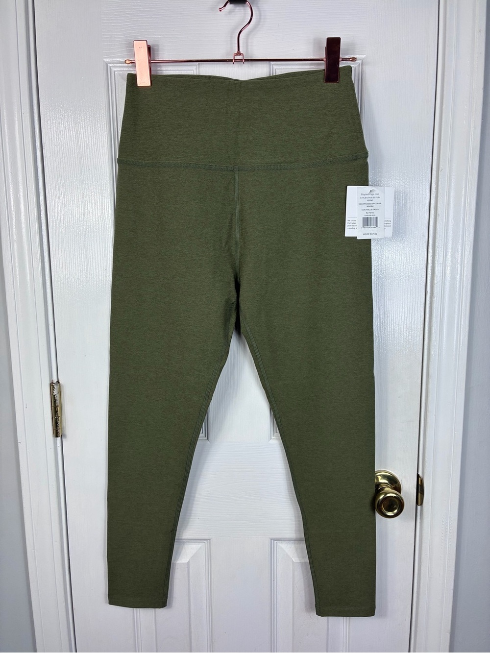 Beyond Yoga Olive Green High-Rise Leggings XL